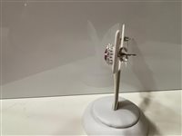 Orecchini Artlinea Donna in Oro bianco Rubino OD213/RU-LB - OD213/RU-LB